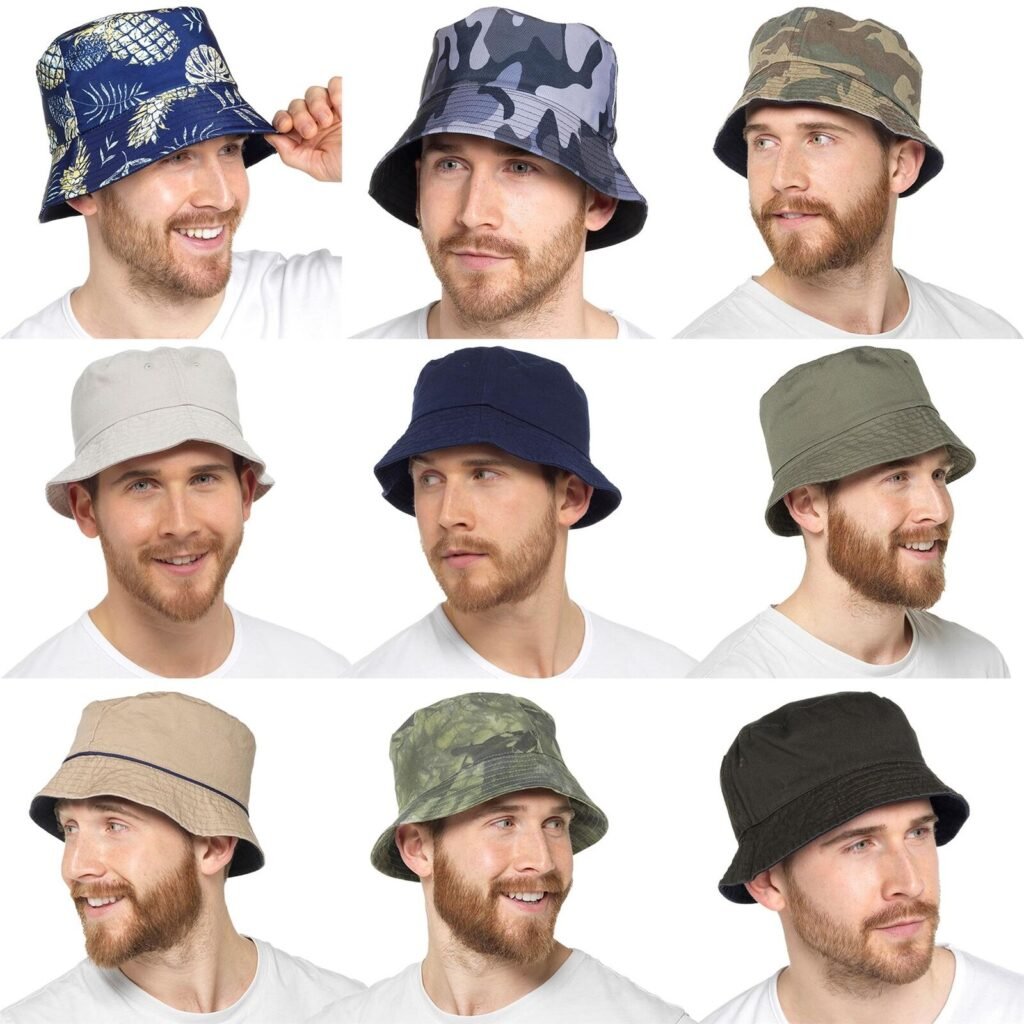 variety of mens buckets